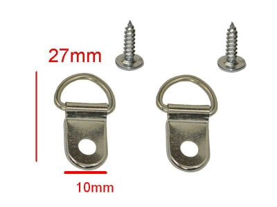 2 Bildaufhänger, mit Schrauben komplett