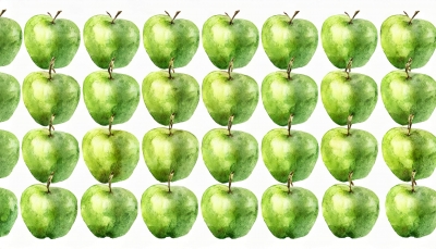 Viele grüne Äpfel 3