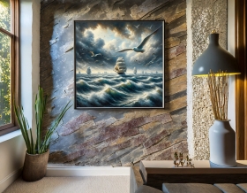 Segelschiffe bei starken Wind 2