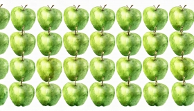 Viele grüne Äpfel 3