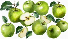Viele grüne Äpfel 2