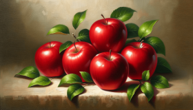 Rote Äpfel auf einem Tisch