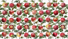 Viele rote Äpfel